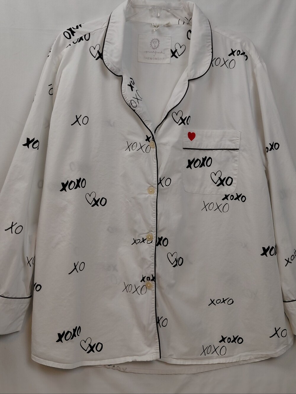 Printfresh X The Mom Edit Pajama Top Size 1X 100% Organic Cotton